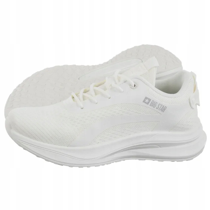 Pánské sportovní pohodlné tenisky Big Star Bílé Mesh RR174270