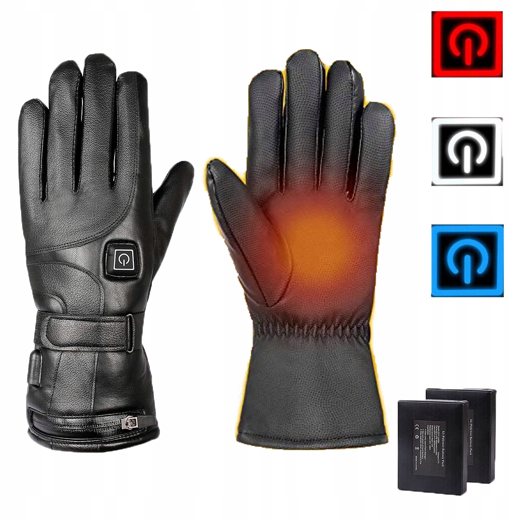 Zimní Rukavice Windproof S Baterií Pro Dotykové Obrazovky A Outdoorové Sporty