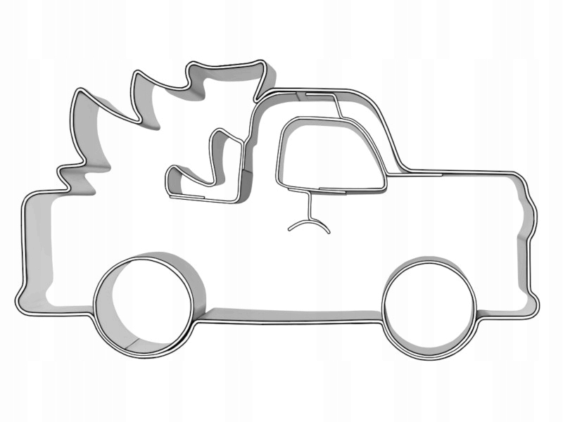 

Foremka Świąteczny Samochód Z Choinką 9,6 cm