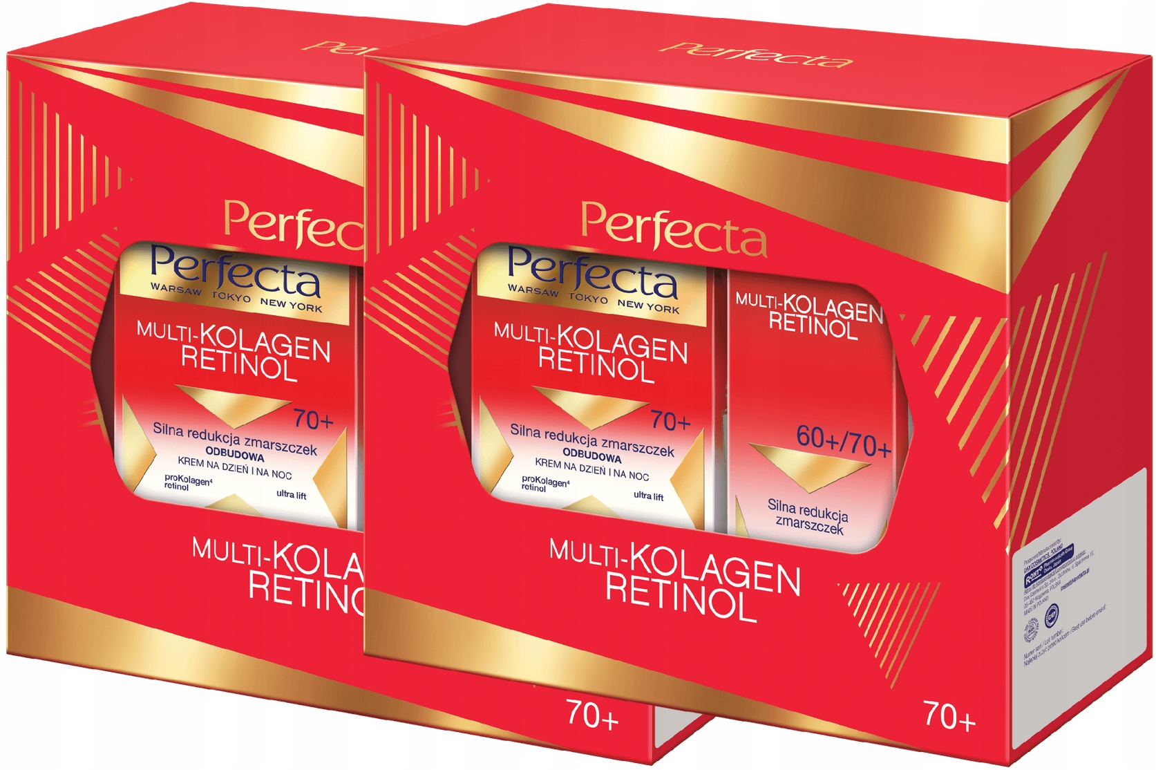 2 x Vánoční sada Perfecta Multikolagen 70+ Krém Oční krém