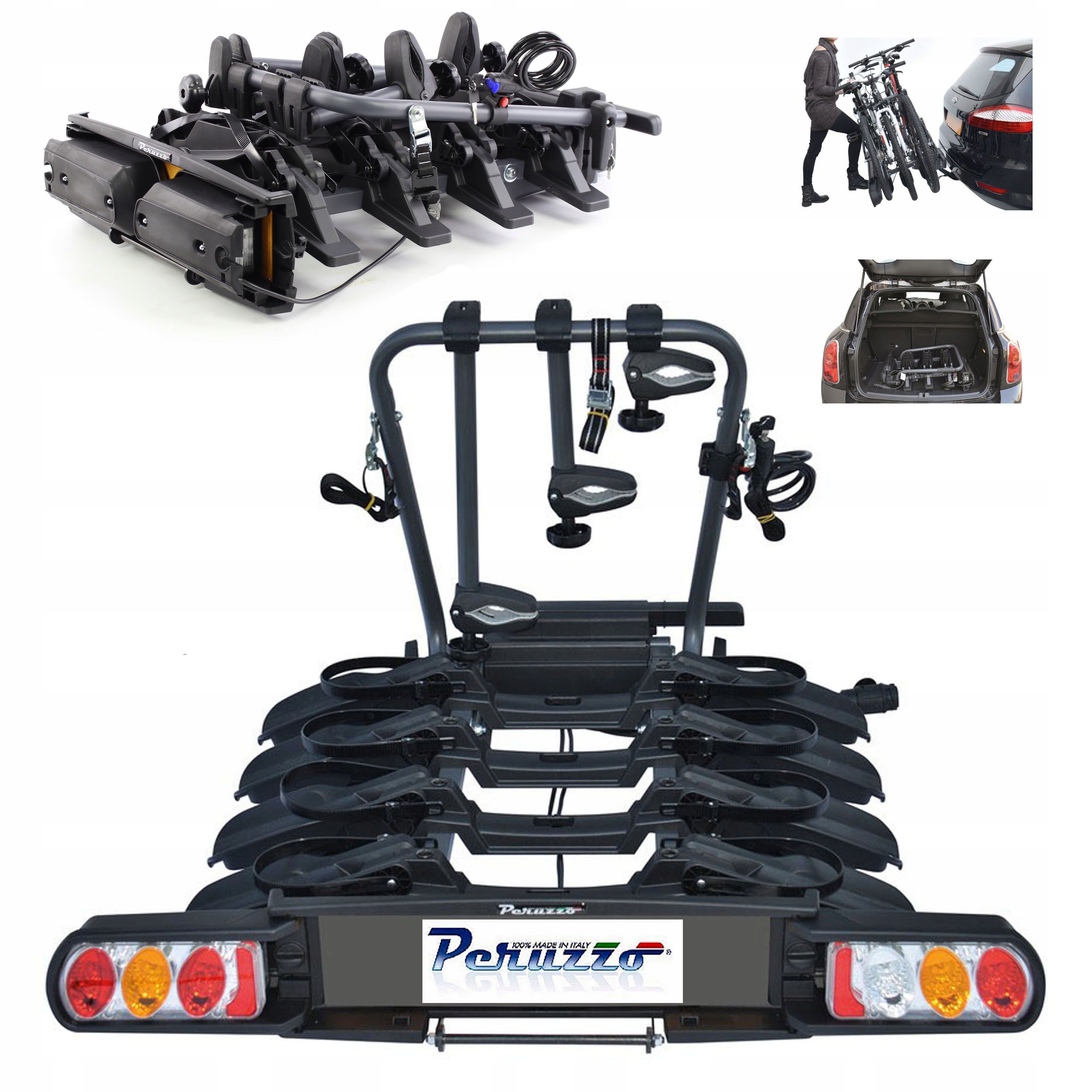 Багажник гак Peruzzo PURE INSTINCT складаний 4rower