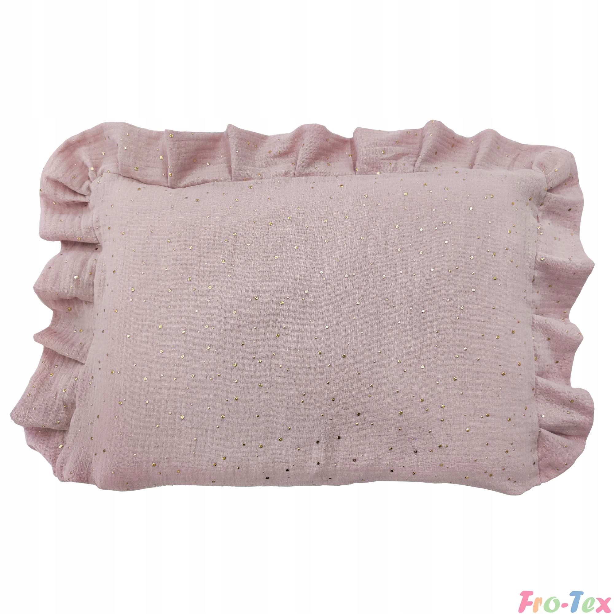 

Poszewka 25x35 muślin z falbanką