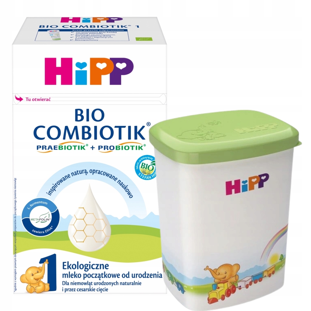 Mleko HiPP 1 BIO COMBIOTIK 550g + pojemnik