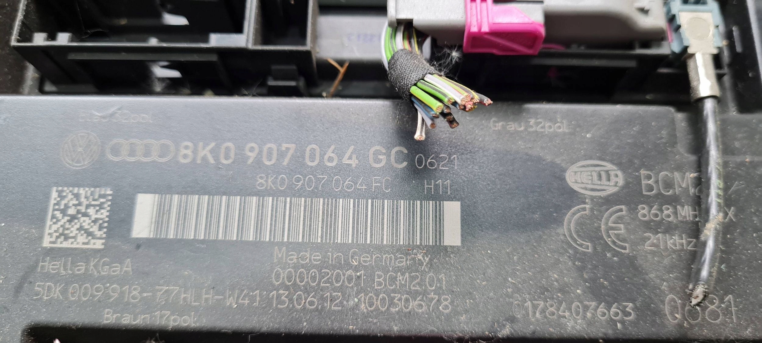 A4 B8 A5 8T Q5 module control unit KOMFORTU BCM 8K0907064GC