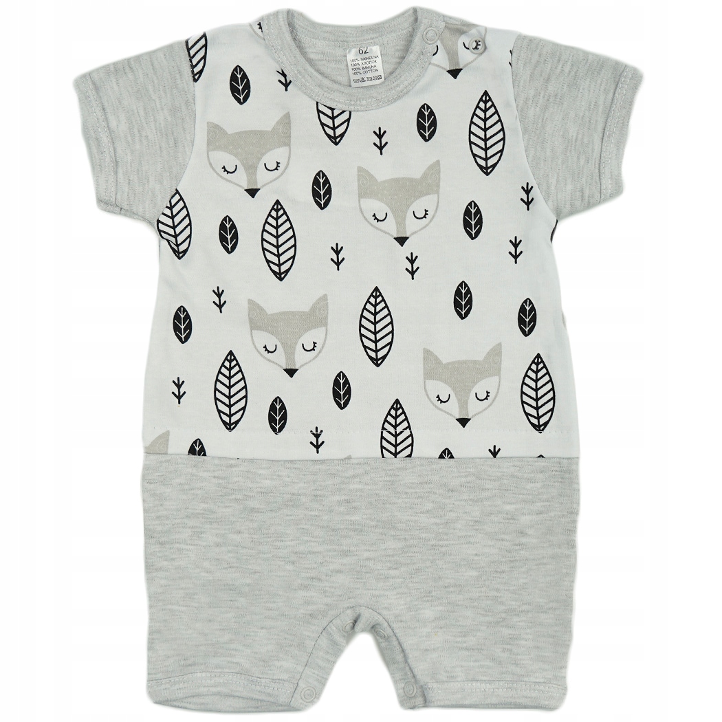 RAMPERS LETNI r.92 szary w liski w412s LATO