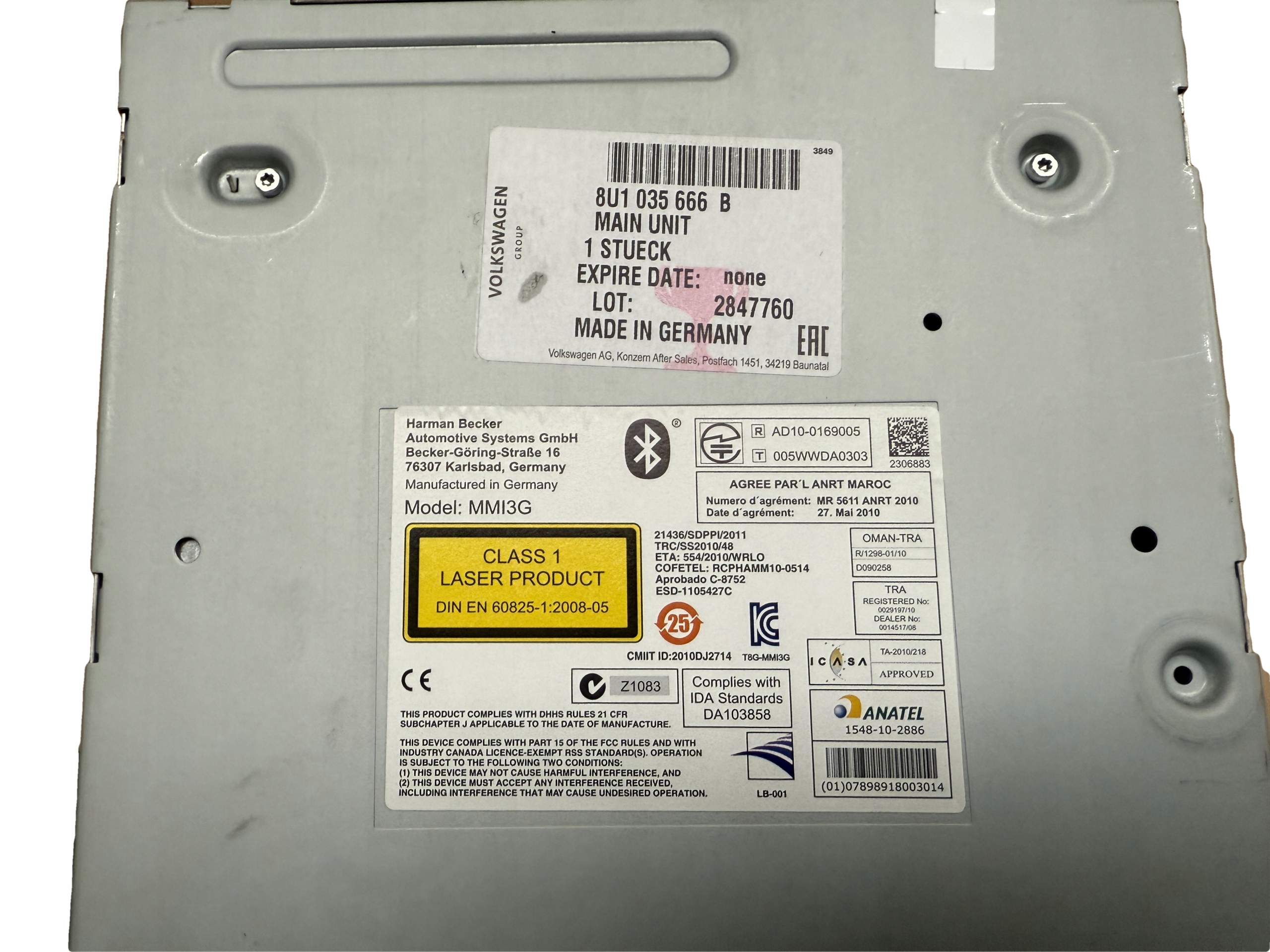 AUDI Q3 8U LIFT navigation player MULTIMEDIA 8U1035666B