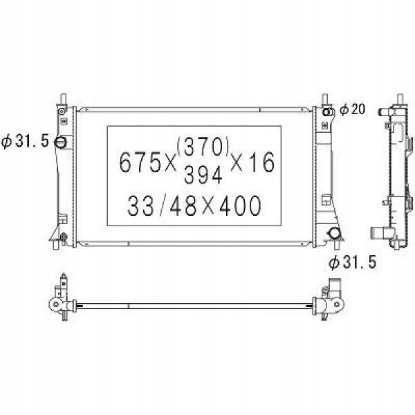 Chłodnica Mazda 5 09 2010