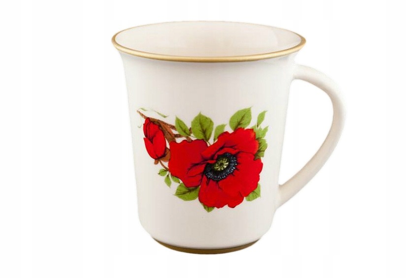 

Duży Kubek 450 ML Maki Mieroszów Ceramika Polska