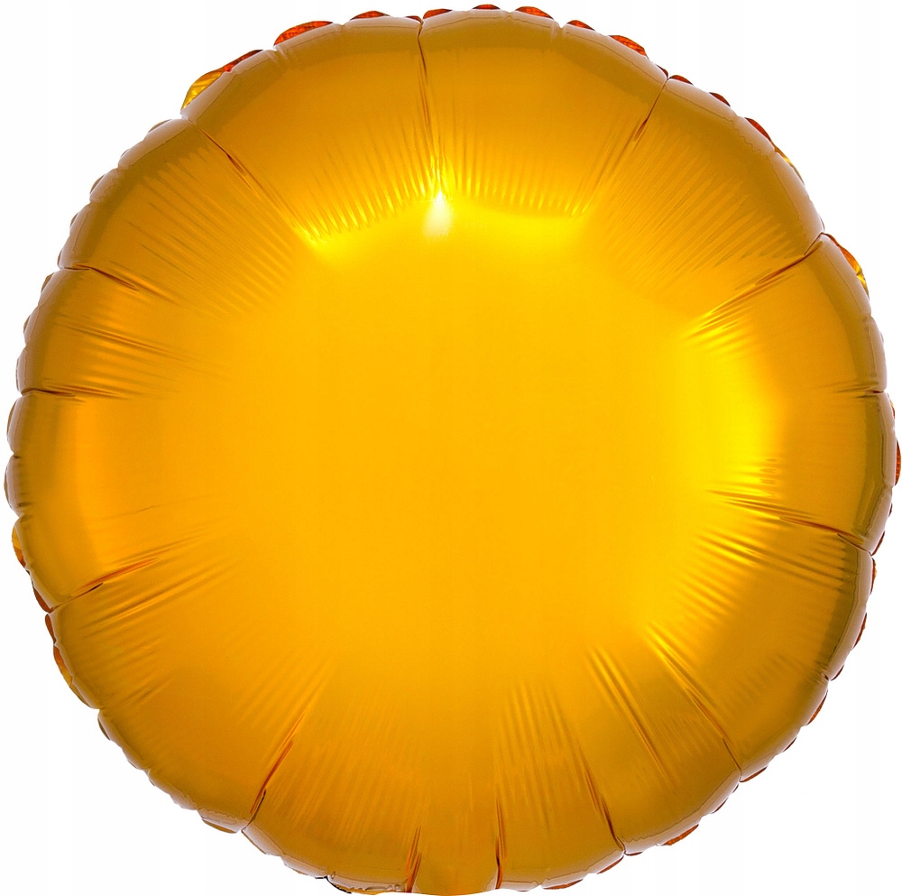 

Balon foliowy Gold Złoty okrągły urodzinowy