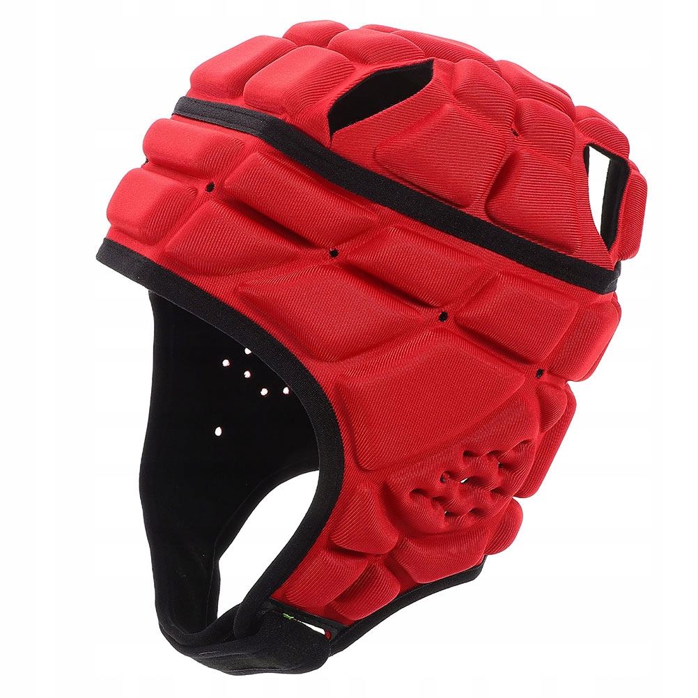 Czerwony Kask Ochronny Z Pianki Eva Na Sporty Konna