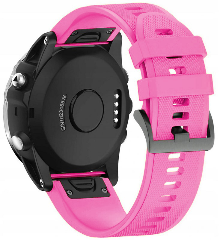 

Różowy Silikonowy Pasek Garmin Fenix 6S Pro