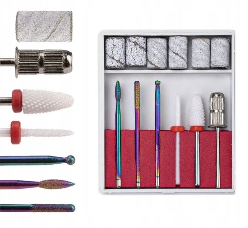 FREZARKA MANICURE PEDICURE DM202 65W MOCNA FREZY Kolor dominujący biały