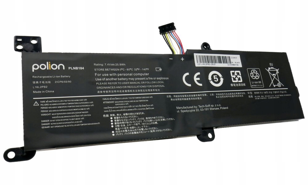 Trx baterie Polion PLNB184/ 7.4V/ 3500 mAh/ Li-Ion/ L16M2PB2 pro Lenovo Ide