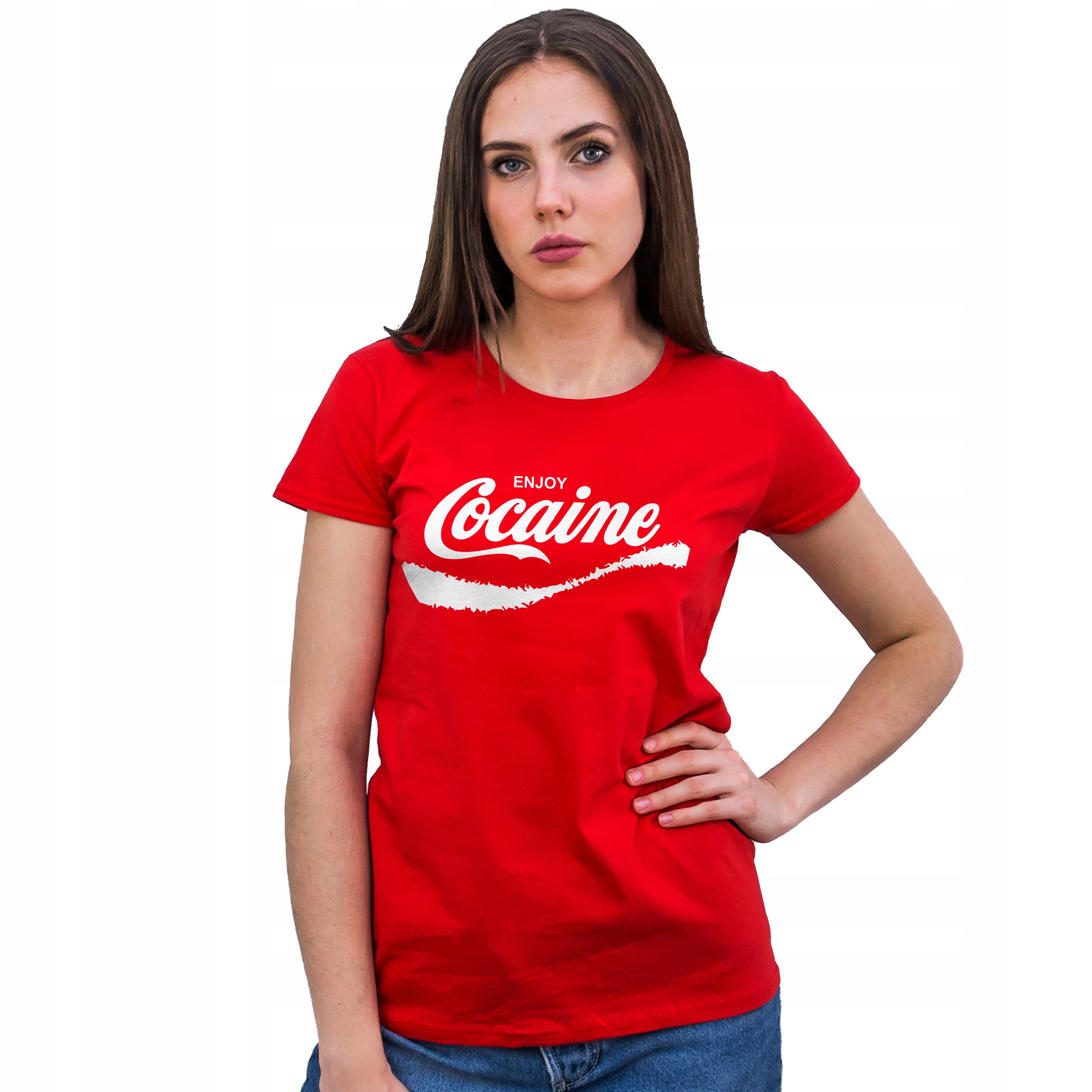 

Koszulka T-shirt Cocaine 2XL czerwona Prezent