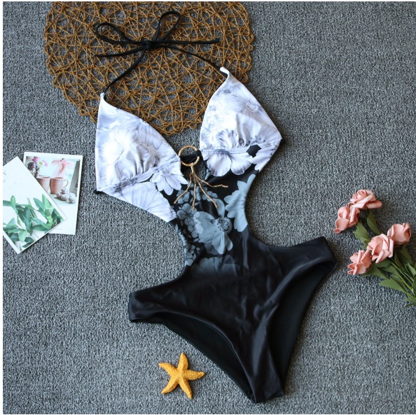 Strój kąpielowy kostium wiązany monokini L (S096) EAN (GTIN) 5903794602939