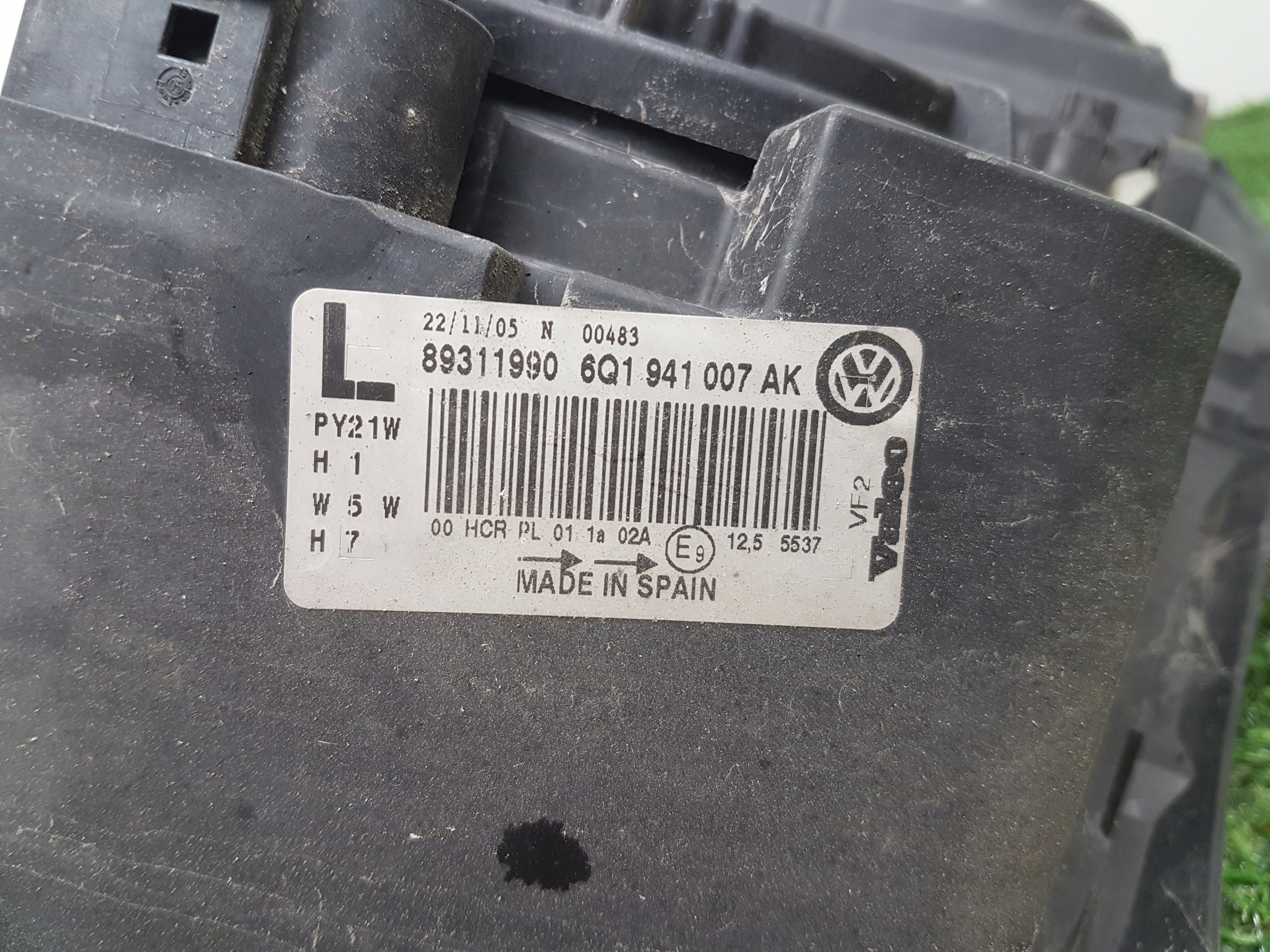 light left front LIFT VOLKSWAGEN POLO 4 6Q1941007AK