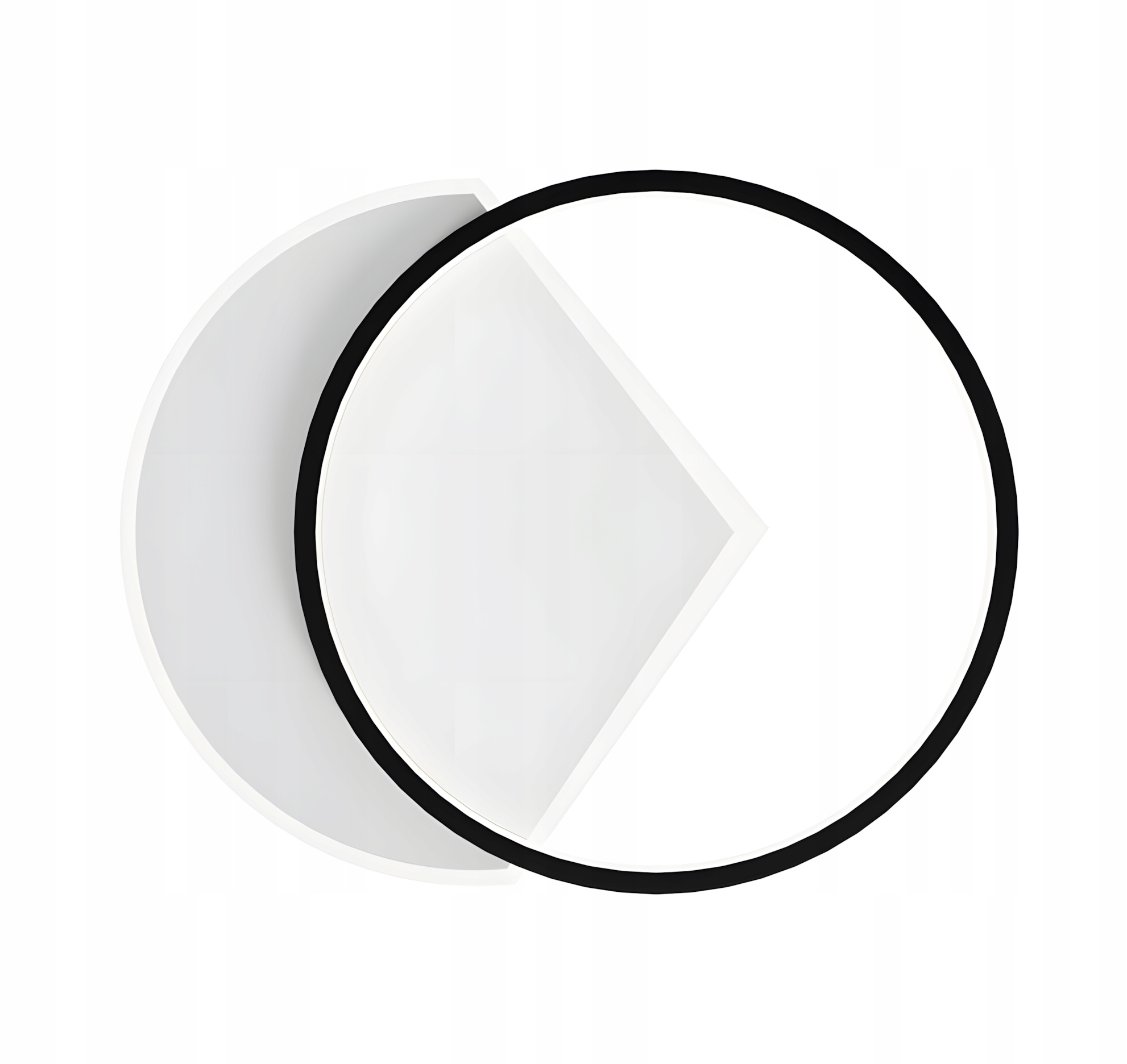 Toolight Lampa LHJ077-C Čierna Biela