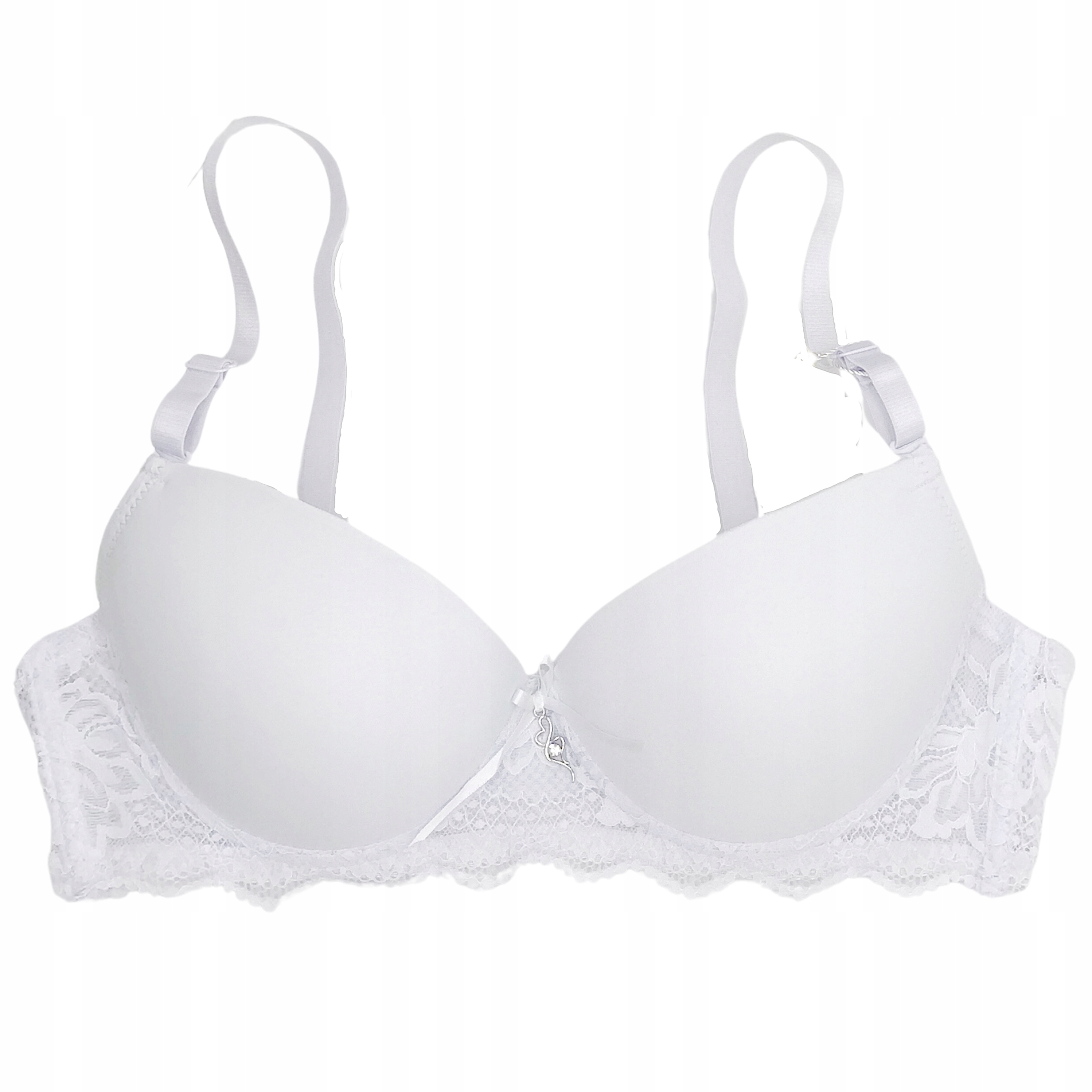 Biustonosze lekki push up 85B stanik gładki klasyczny MOZETO bieliżna Wzór dominujący bez wzoru