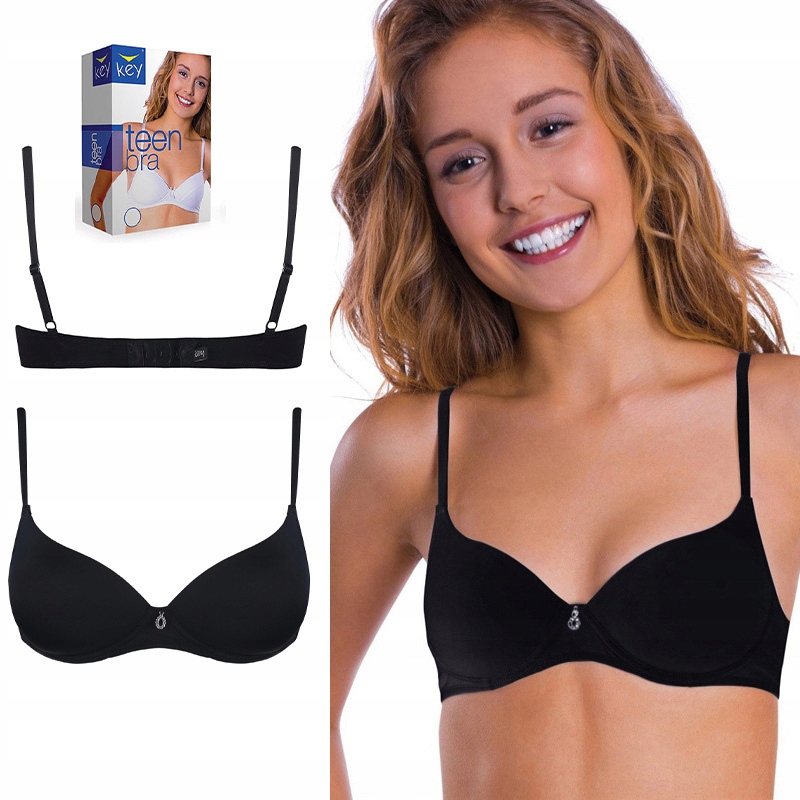 

Key TBM122 gładki biustonosz dla Nastolatki 70BB