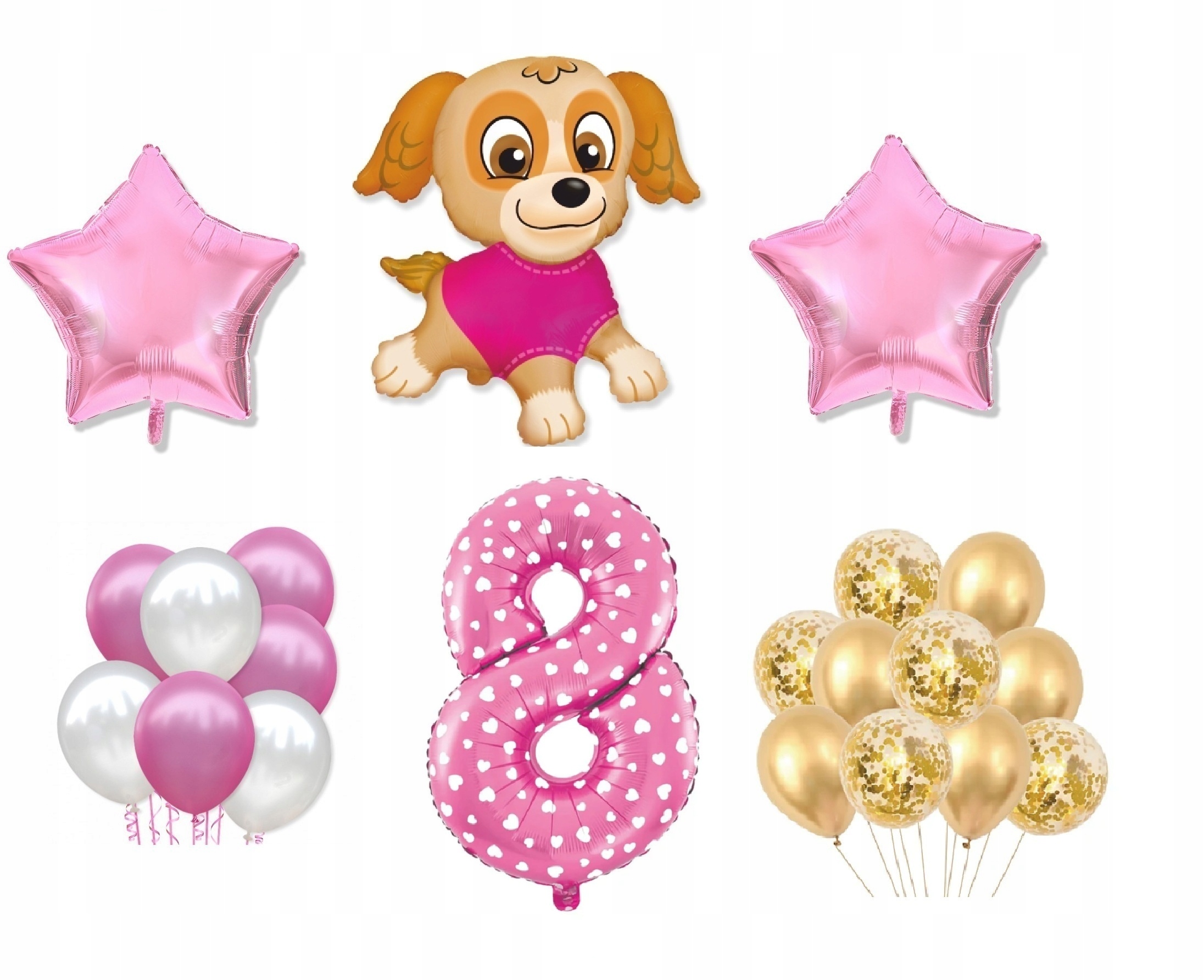 

Mini Zestaw Psi Paw Patrol 8 Urodziny Balony
