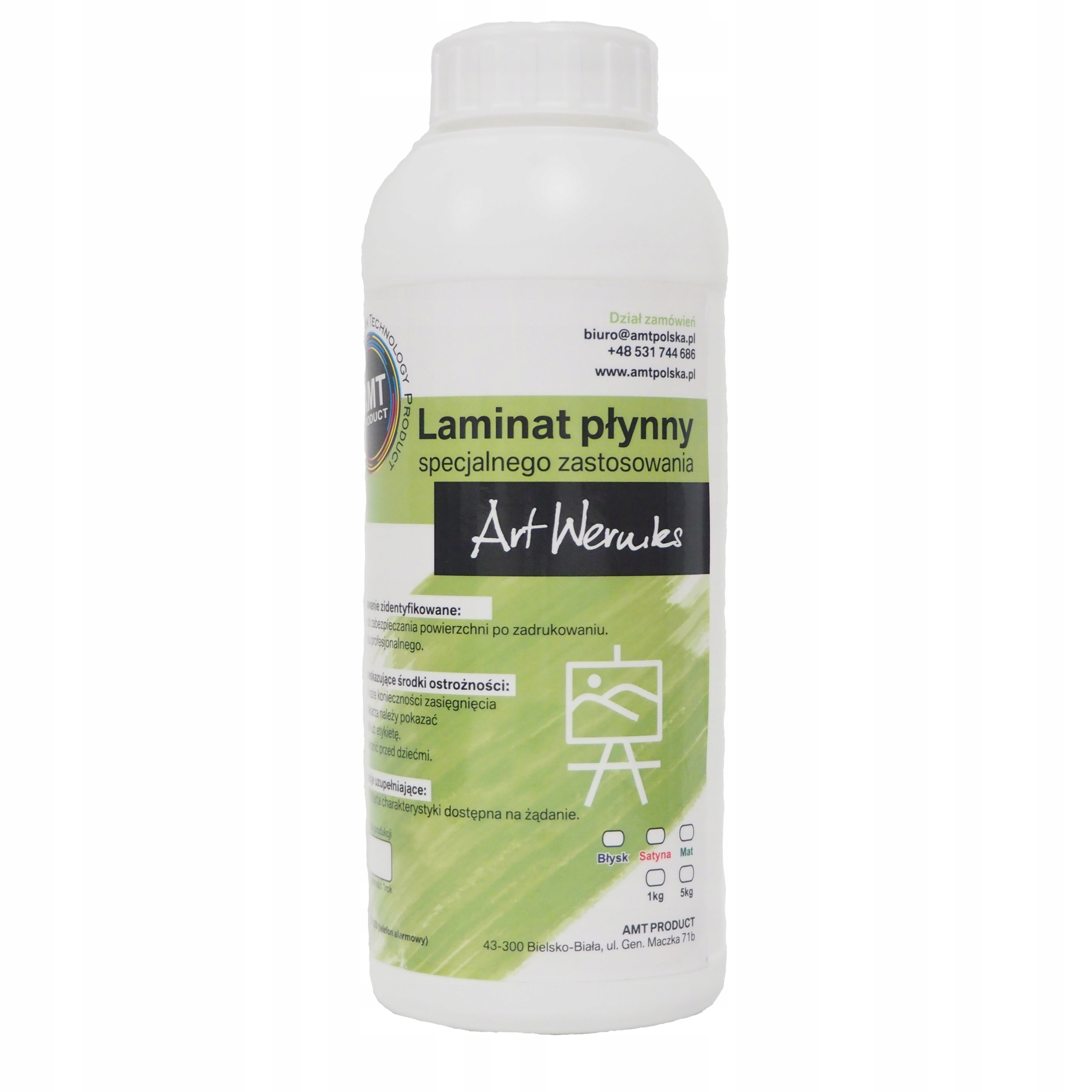 

Laminat płynny Werniks Satyna canvas fototapety 1L