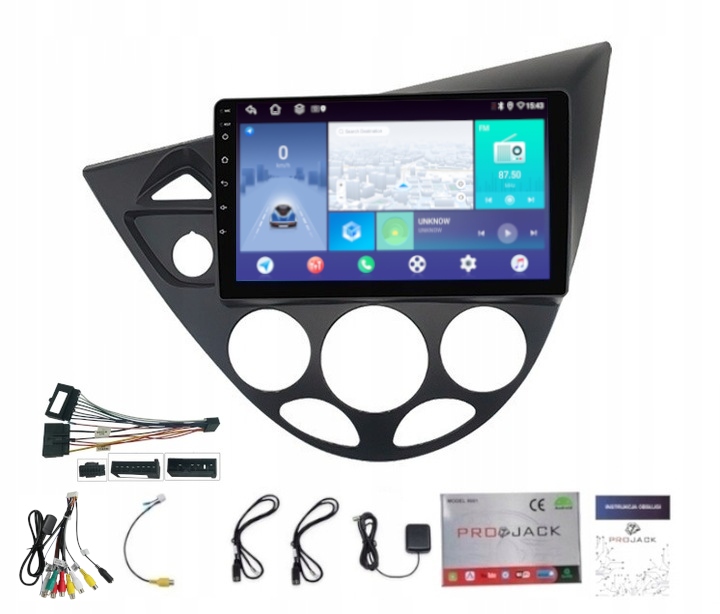 Rádio Navigácia Carplay Android Ford Focus 1999-2005 4GB 64GB Sim