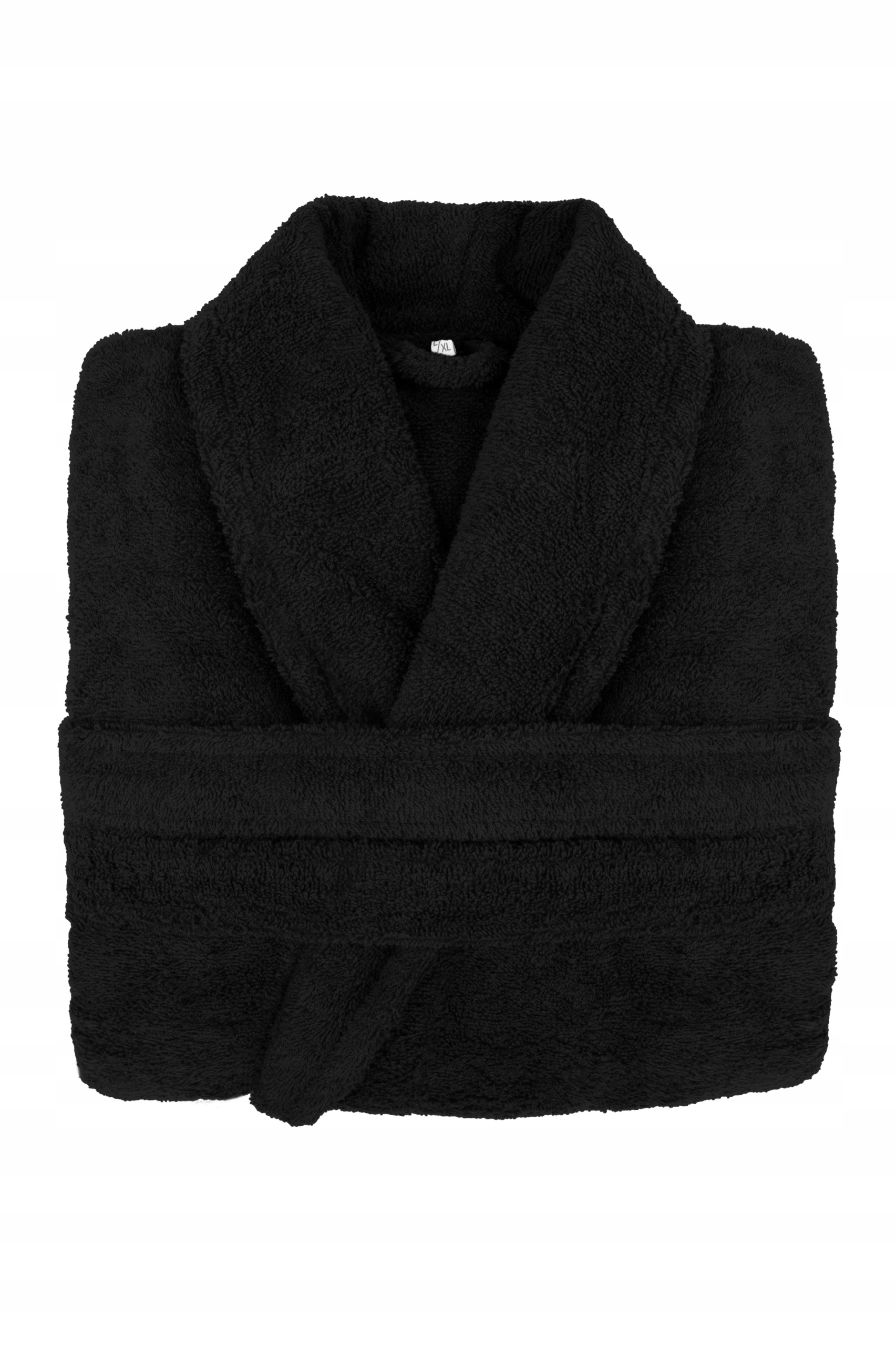 Bavlněný Hotelový Župan Unisex Dámský Pánský Prestiž XXL Černý