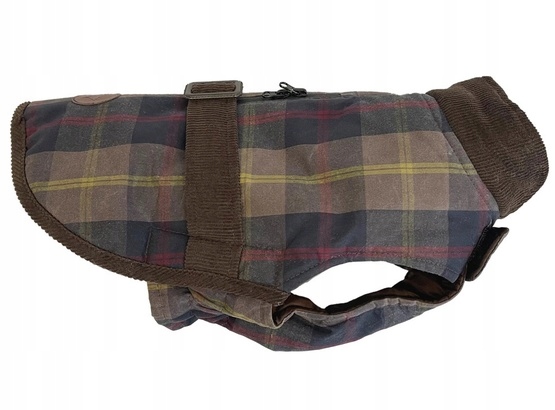 Levně Kostkovaná Bunda Pro Psa Zolux Cheverny Velikost 35 Hnědá Teplá Zimní