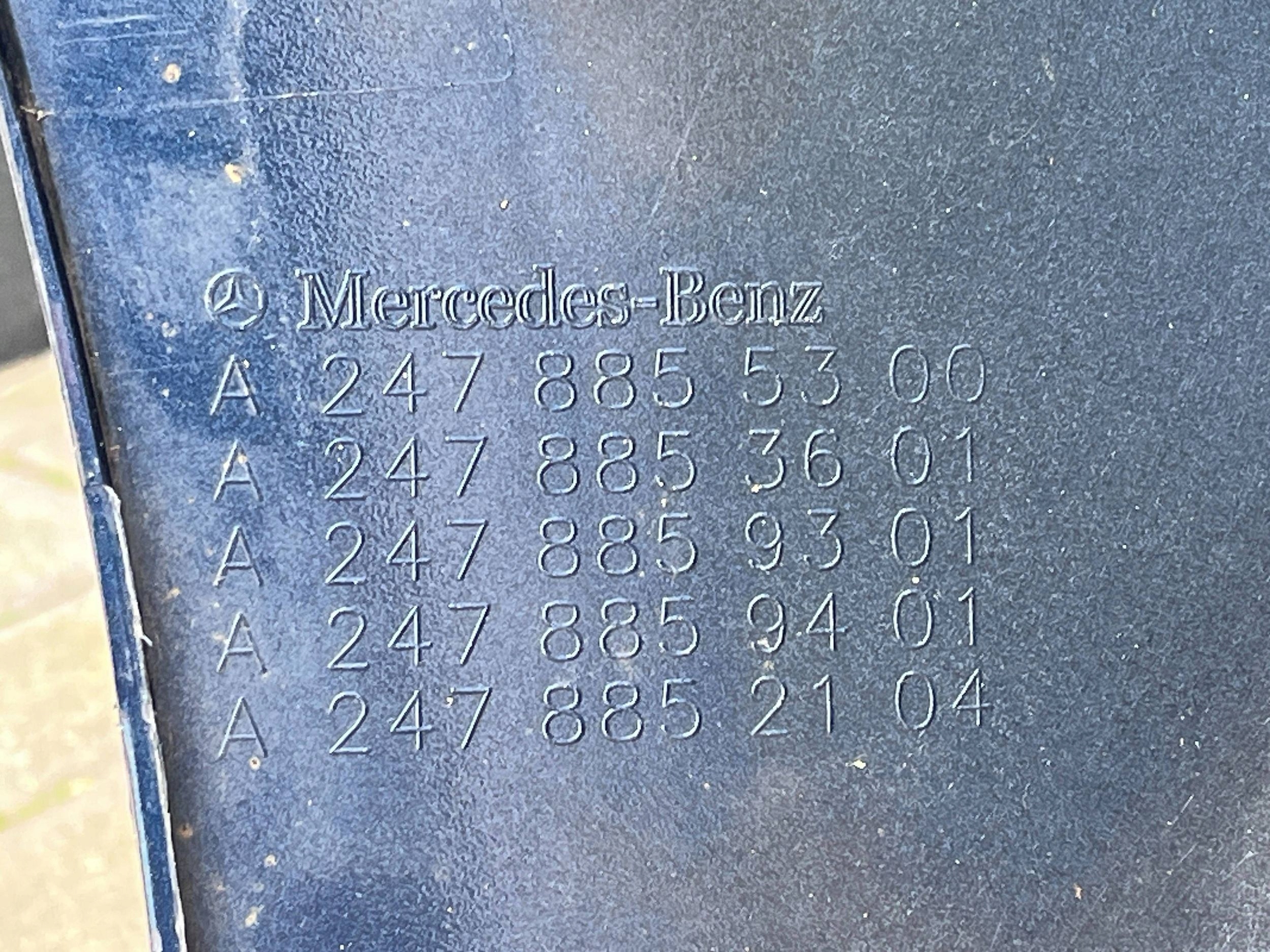 Mercedes B A247 18- Stoßstange vorne vorne