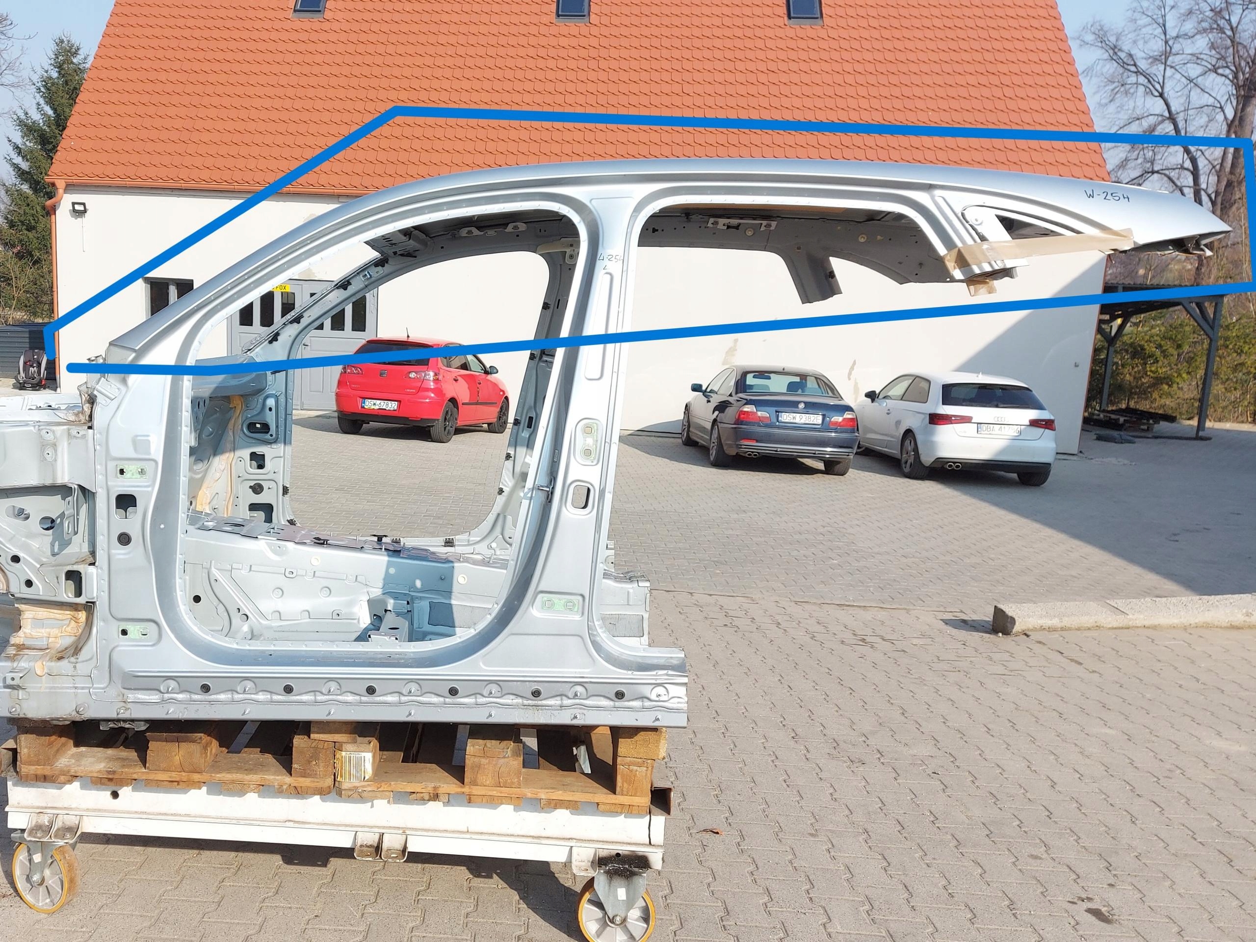 Mercedes W254 GLC 220d dach srebrny 922