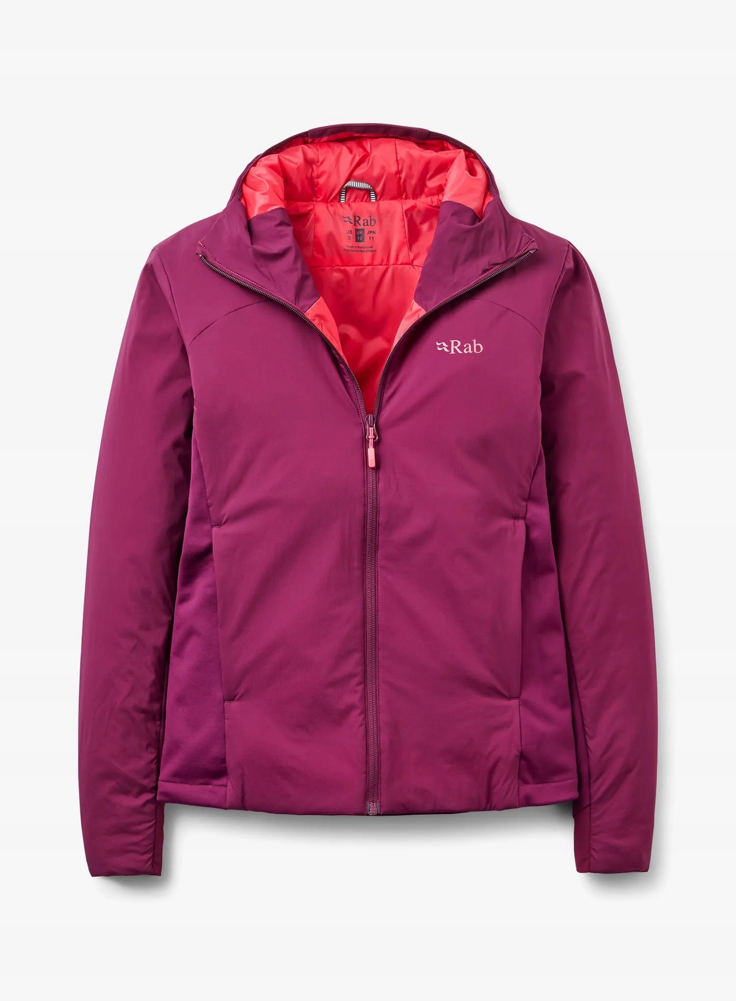 Dámská zateplená bunda Rab Xenair Alpine Flex Jacket mulberry 10 (s)