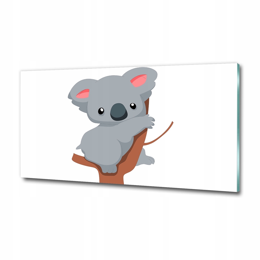 Skleněný obraz na zeď fotografie Koala na stromě