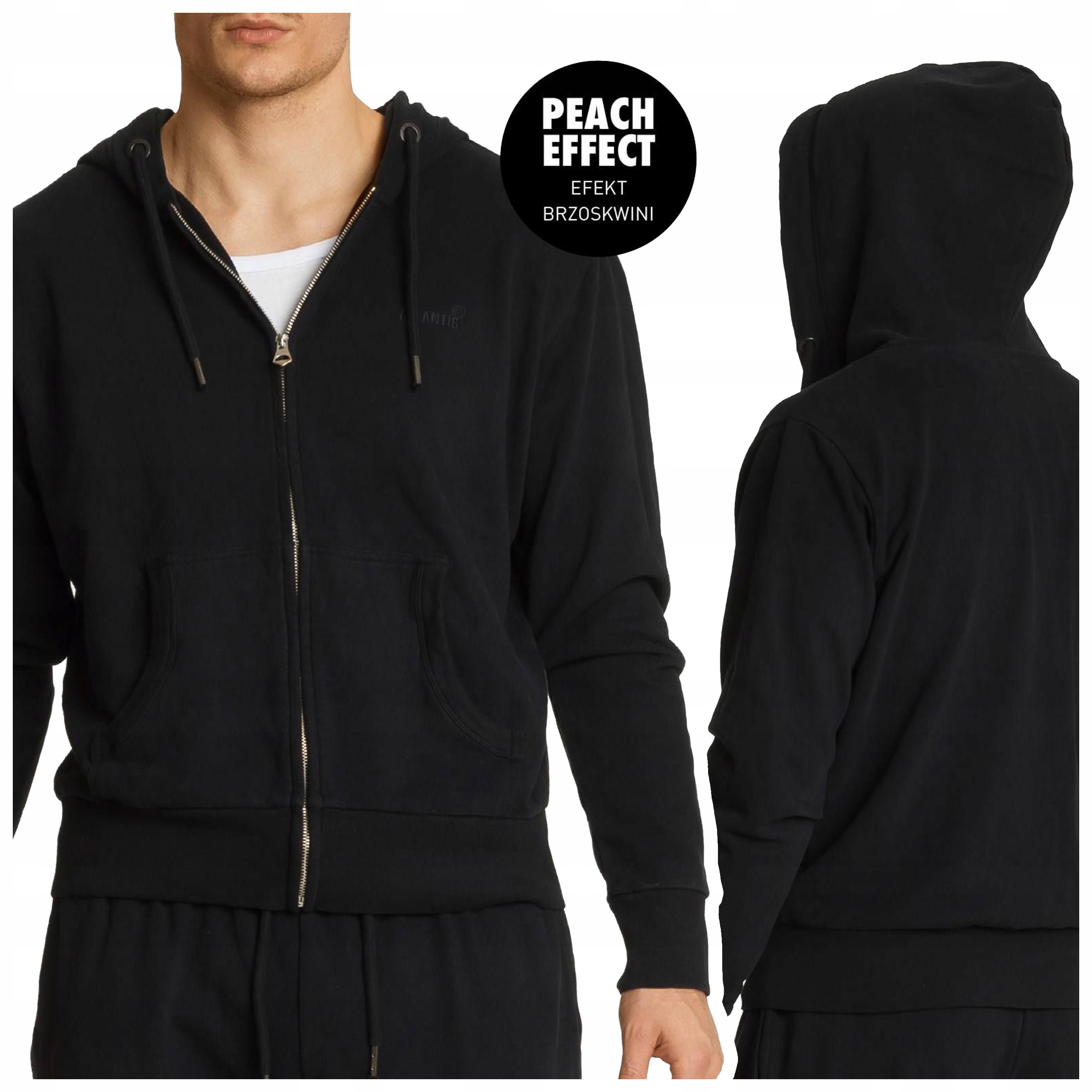 tepláková mikina Atlantic HMT001 černá XL