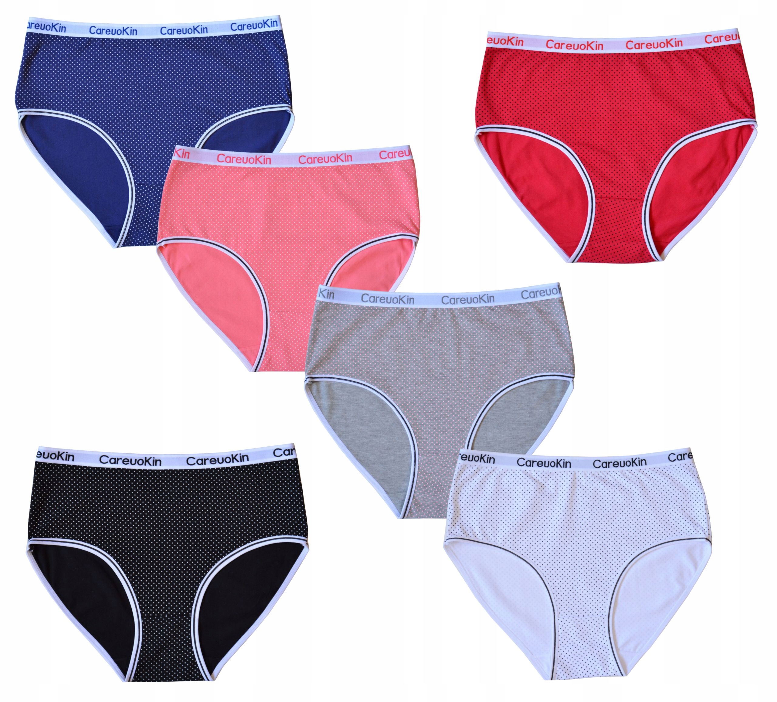 

majtki bawełna figi XXL bawełna 2XL zestaw 6 szt