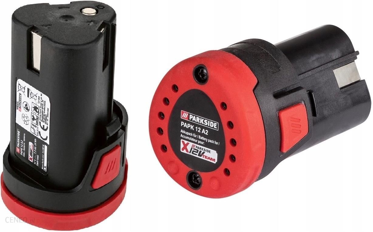 AKUMULATOR + ŁADOWARKA PARKSIDE 2Ah 12V X12 ZESTAW Kod producenta PAPK 12 A2, PLGK 12 A2
