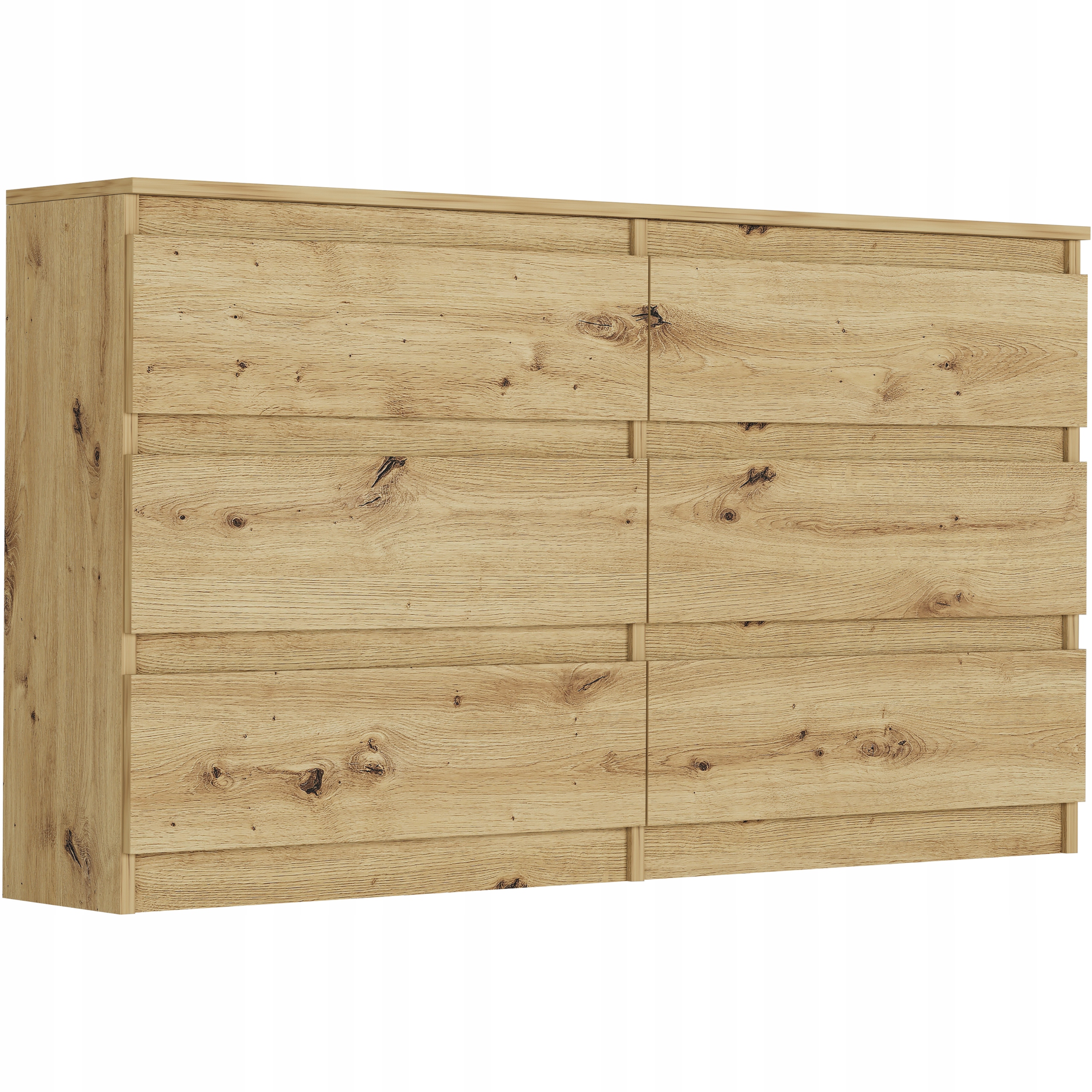 Komoda 140 CM Artisan Skříňka 6 Zásuvek Výrobce Pl R140