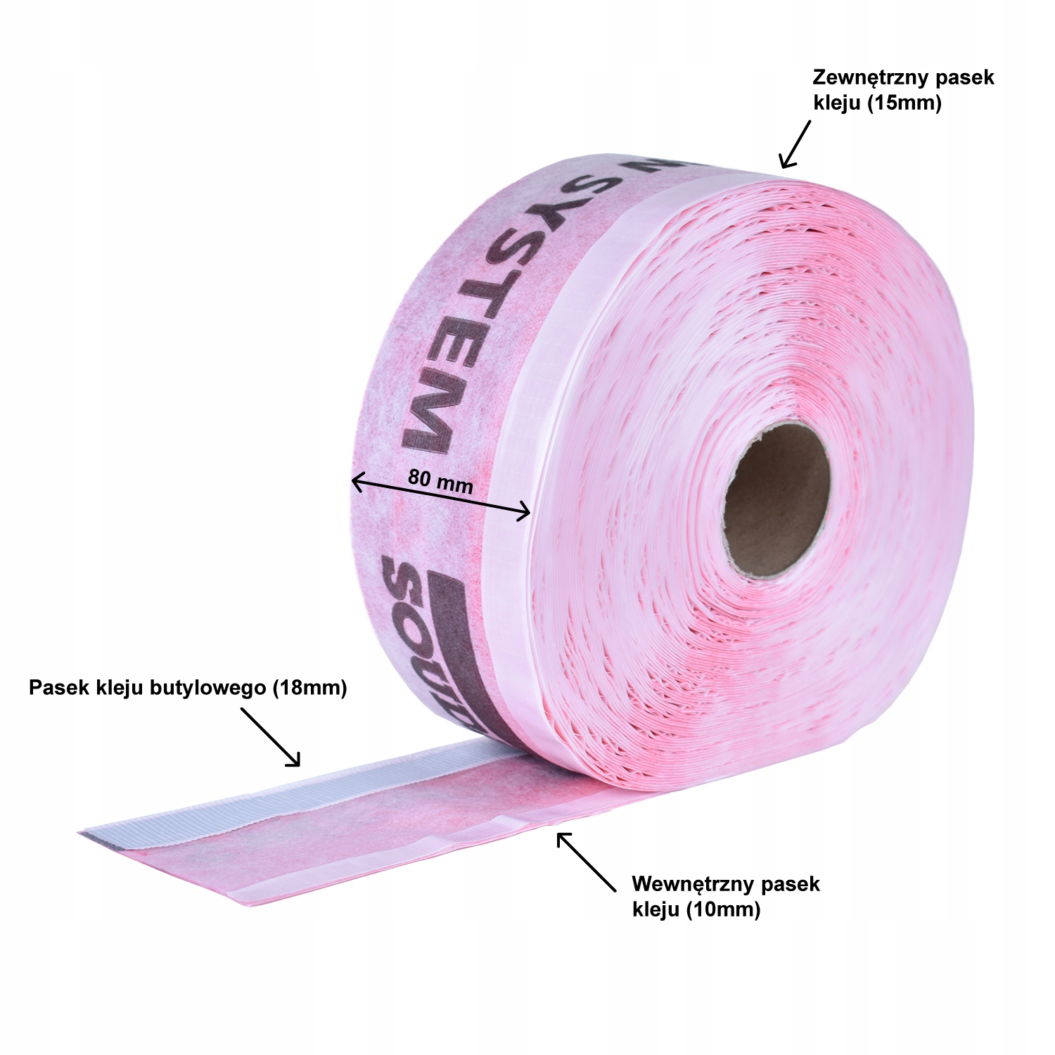 SOUDAL SWS TAŚMA WEWNĘTRZNA CIEPŁY MONTAŻ 80/30mb Rodzaj taśma