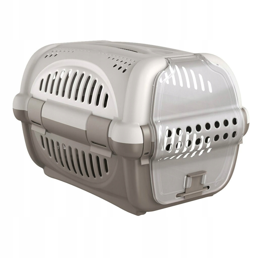 Klec pro přepravu kočky/malého psa Šedá