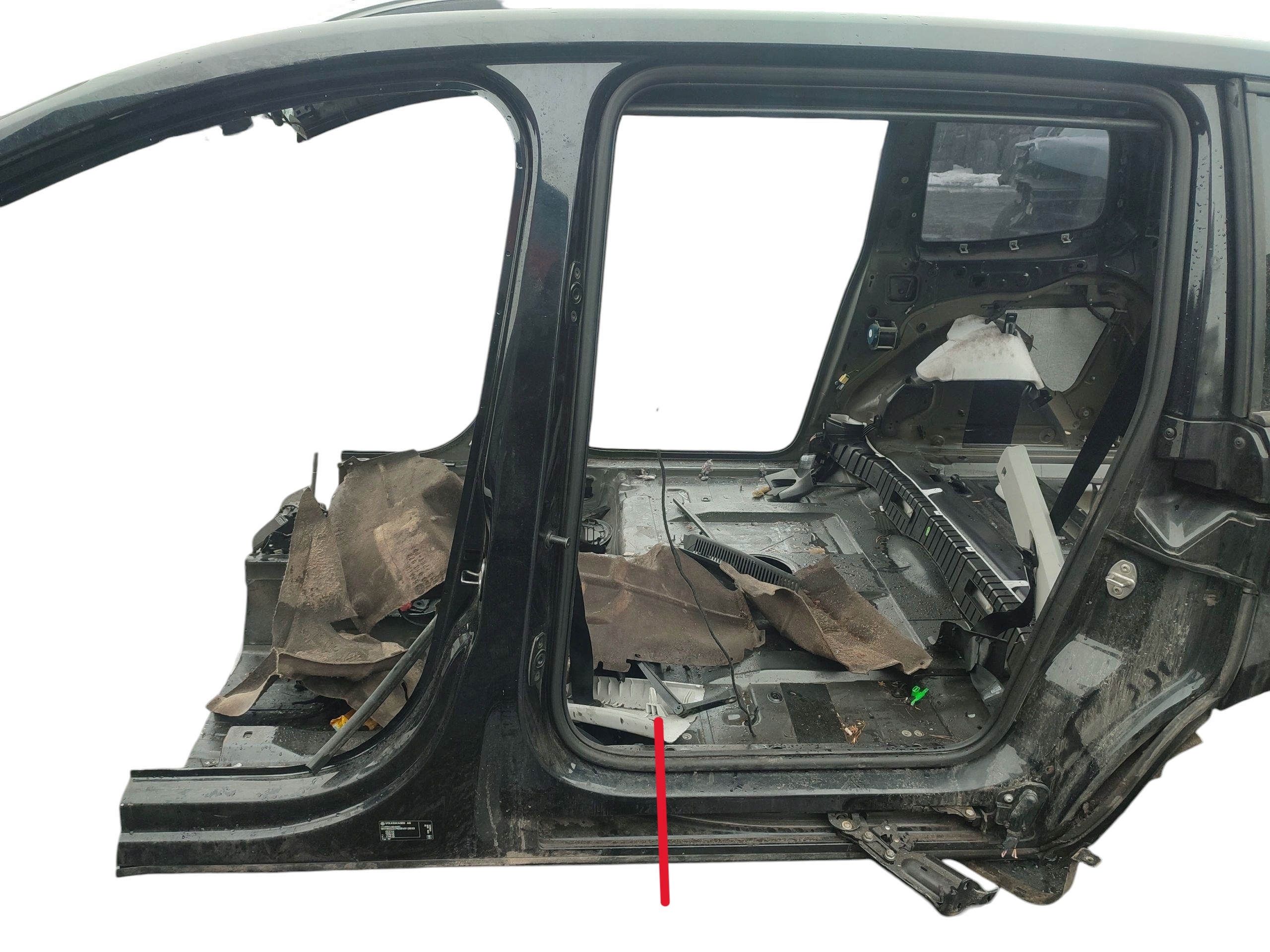 threshold left pillar central B VW SHARAN II 7N LAK: LC9X (10-15)