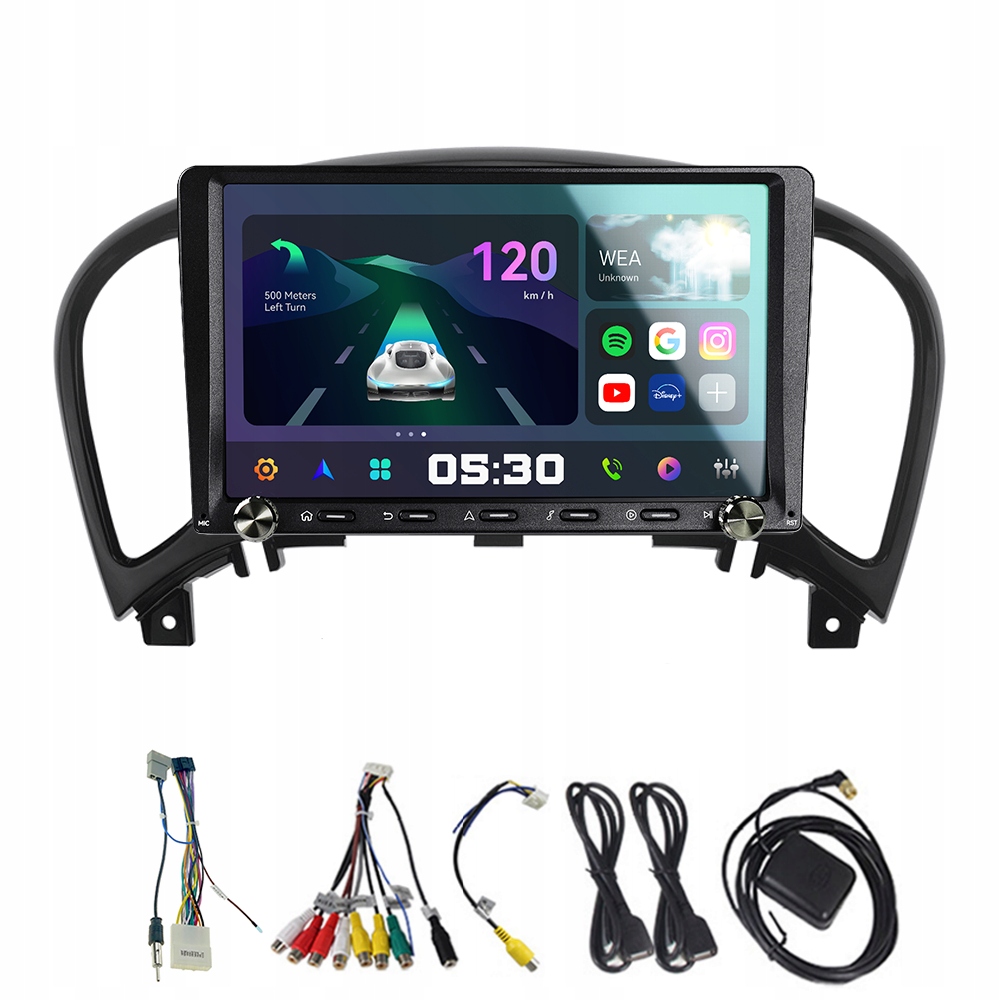 Radio samochodowe 2Din Android 13 dla Nissan Juke YF15 2010-2014 Carplay Rds Wifi
