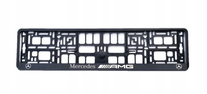 RAMKA NA TABLICĘ REJESTRACYJNĄ 3D MERCEDES AMG 2sz