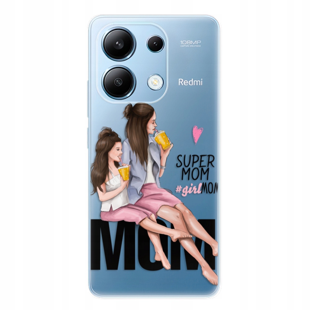 Silikonowe etui iSaprio Milk Shake Brunette do Xiaomi Redmi Note 13
