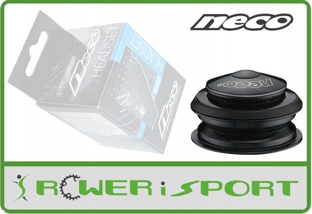 Stery NECO H142 1-1/8" AHEAD semi czarne Rodzaj półzintegrowane