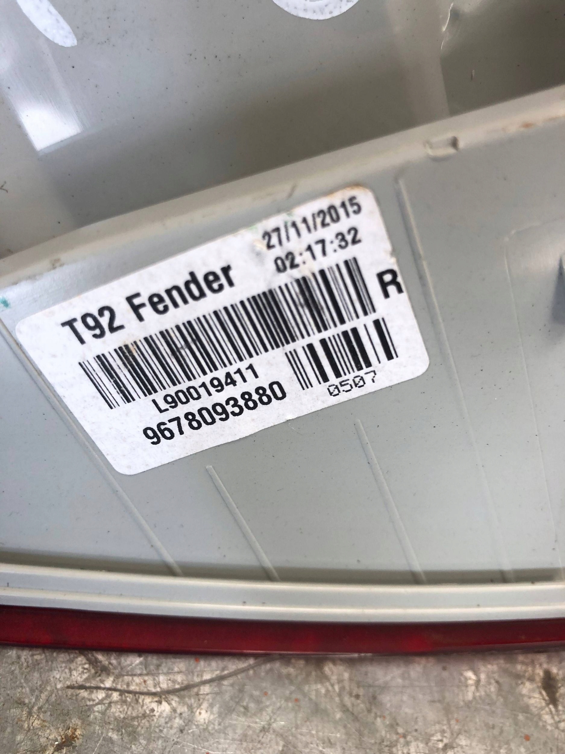light right rear part PEUGEOT 308 KOMBI 9678093880