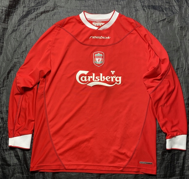 FC LIVERPOOL REEBOK LONG SLEEVE sezon 2002-2004 rozmiar L