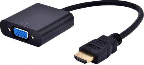 Adapter AV HDMI DSub (VGA) czarny (AHDMIVGA04)