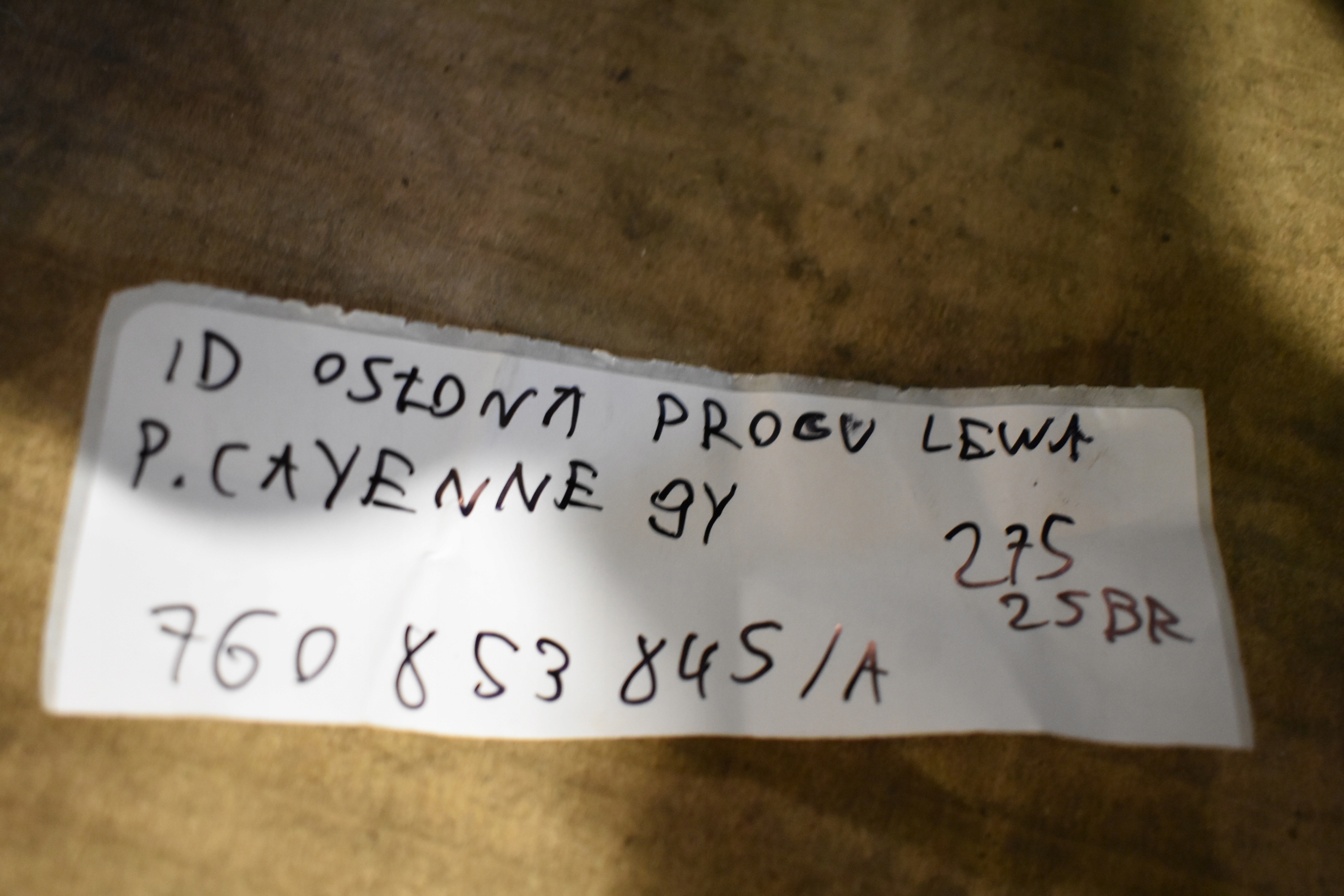 IDEALNA kryt PRAHU levá PORSCHE CAYENNE 9Y 1