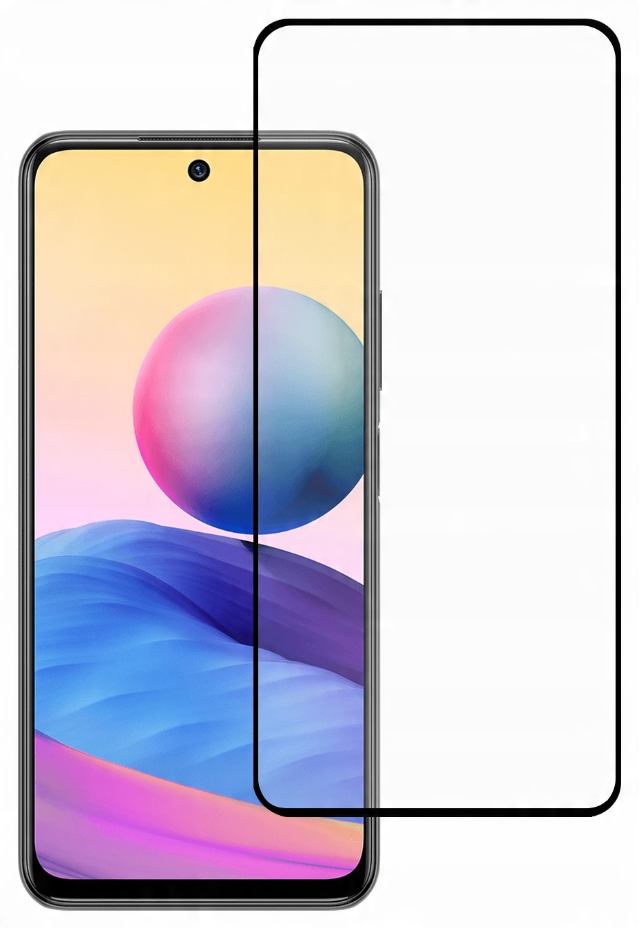

Szkło Hartowane Czarne do Xiaomi Redmi Note 10 5G