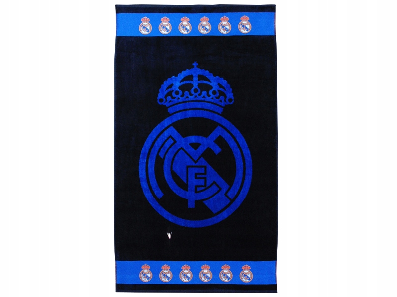 Real Madryt Ręcznik Kąpielowy 86 x 160 Żakardowy Czarny