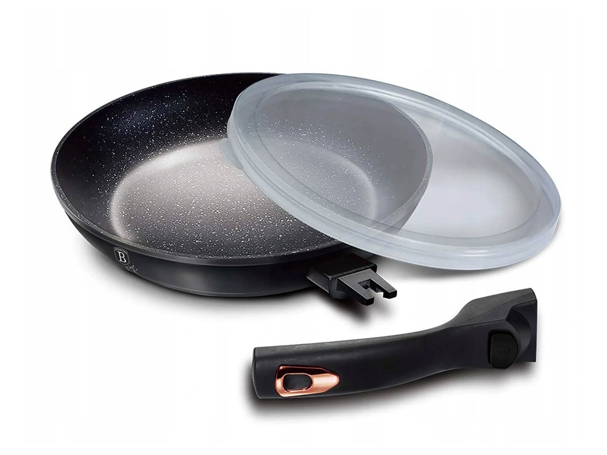 

Patelnia 24cm z odpinaną rączką Indukcja Pokrywka